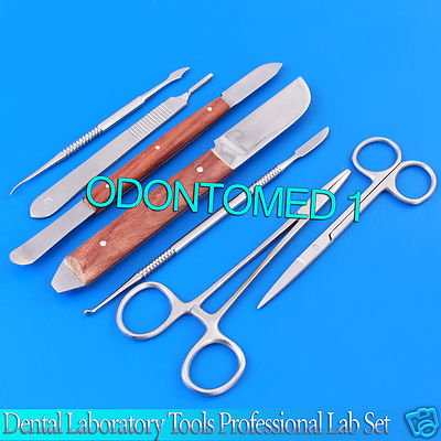 Dental Laboratory Training Hand Tools Professional Lab Students Kit Instruments 