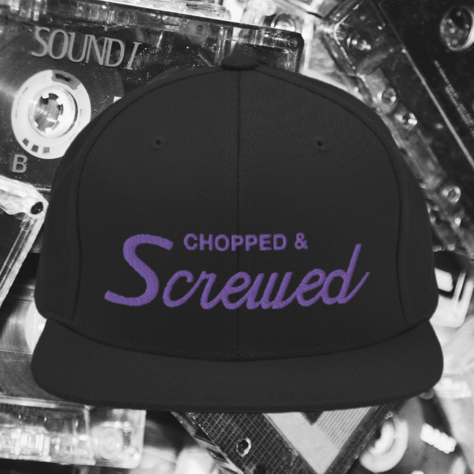 Chopped & Screwed Snapback Hat, DJ Screw, Texas Hip Hop | eBay