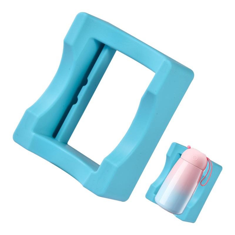 Silicone Cup Holder With Unique Built-In Slots Mugs,Water Bottles,Wine Glasses