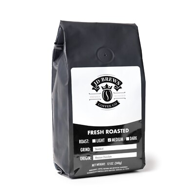 JD BREWS Coffee | Fresh Medium Roast Ground Coffee | Premium Quality