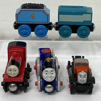 Thomas & Friends Wooden Railway Lot Fergus Max Gordon Connor Tender Magnetic