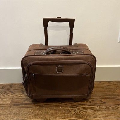 Bric's Life 15'' Rolling Brown, Carry-On Wheeled Laptop Case