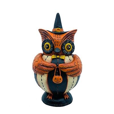 Bethany Lowe Designs: Halloween; Johanna Parker, Owlster Hoots Spooks Jar
