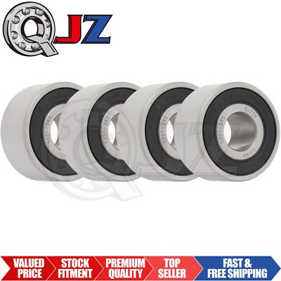 [Qty.4] 5201-2RS Double Row Angular Contact Ball Bearing [12mm X 32mm X 15.9mm]