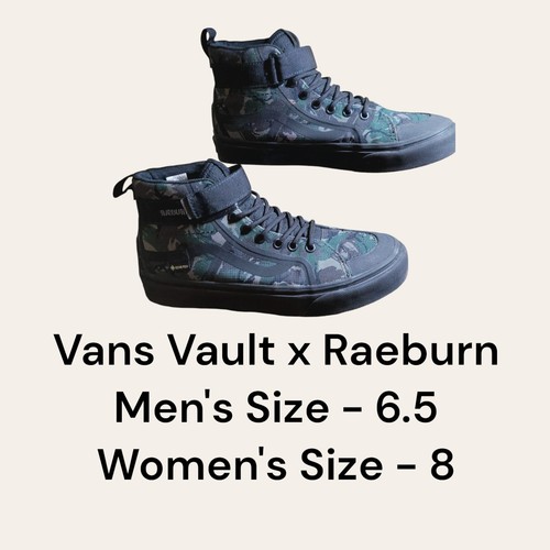 Vans X RAEBURN Sk8-Hi GTX VR3 Camo Sneakers Limited-Edition