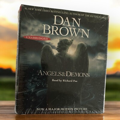 Dan Brown Angels & Demons by Richard Poe Audiobook New Sealed