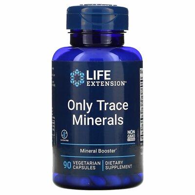 Life Extension Only Trace Minerals- 90 Vegetarian Capsules
