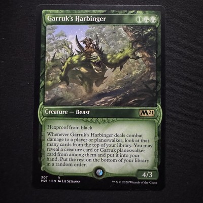 Garruk's Harbinger | Showcase | M21 Core Set 2021 | MTG