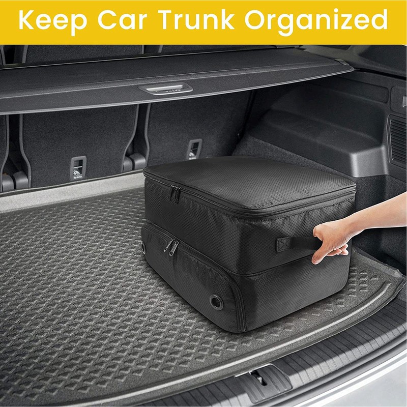Golf Organizer for Car Outdoor Foldable Golf Ball Supplies Storage Bag Portable