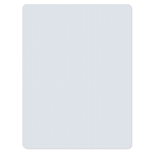 60" PVC Chair Floor Mat Non-slip Texture Desk Solid Floor Protector Carpet