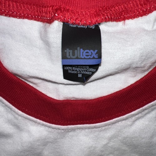 RARE Kennywood Amusement Park MEDIUM Ringer Tee RIDES RIDES RIDES VTG Inspired