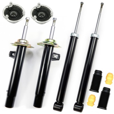 4x Premium Gas Stoßdämpfer Serie 4 Domlager /& 2 Staubschutz BMW 3er E30 Cabrio