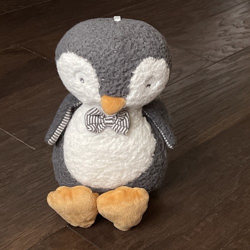 Bunnies by the Bay Plush Gray Penny the Penguin 8” Stuffed