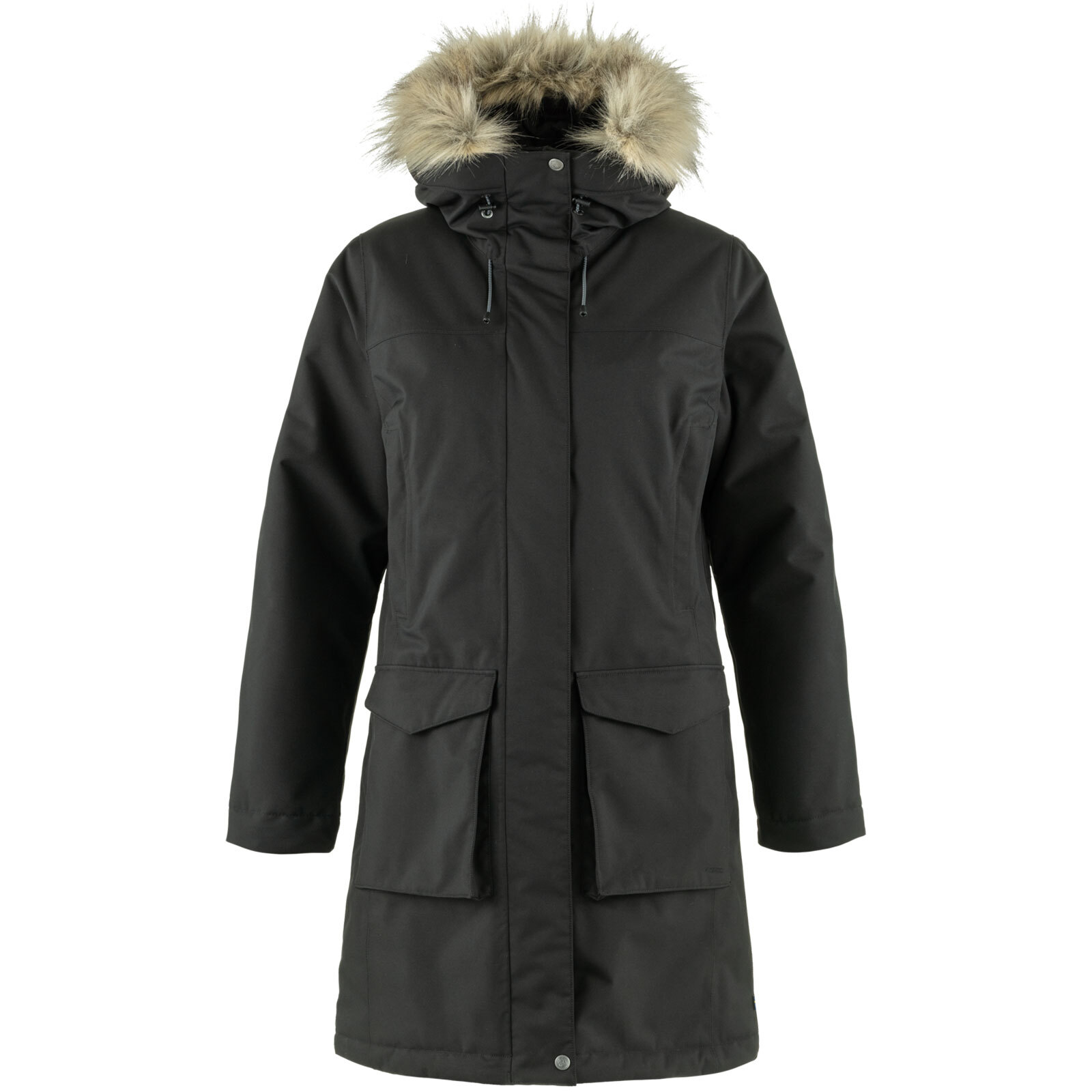 FJALL RAVEN FJÄLLRÄVEN NUUK LITE DAMEN-PARKA MANTEL JACKE TREKKING-WINTERMANTEL SCHWARZ NEU