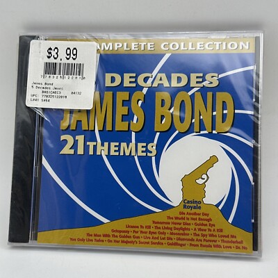 5 Decades James Bond 21 Themes 2006 Brand New & Sealed CD AK 12201