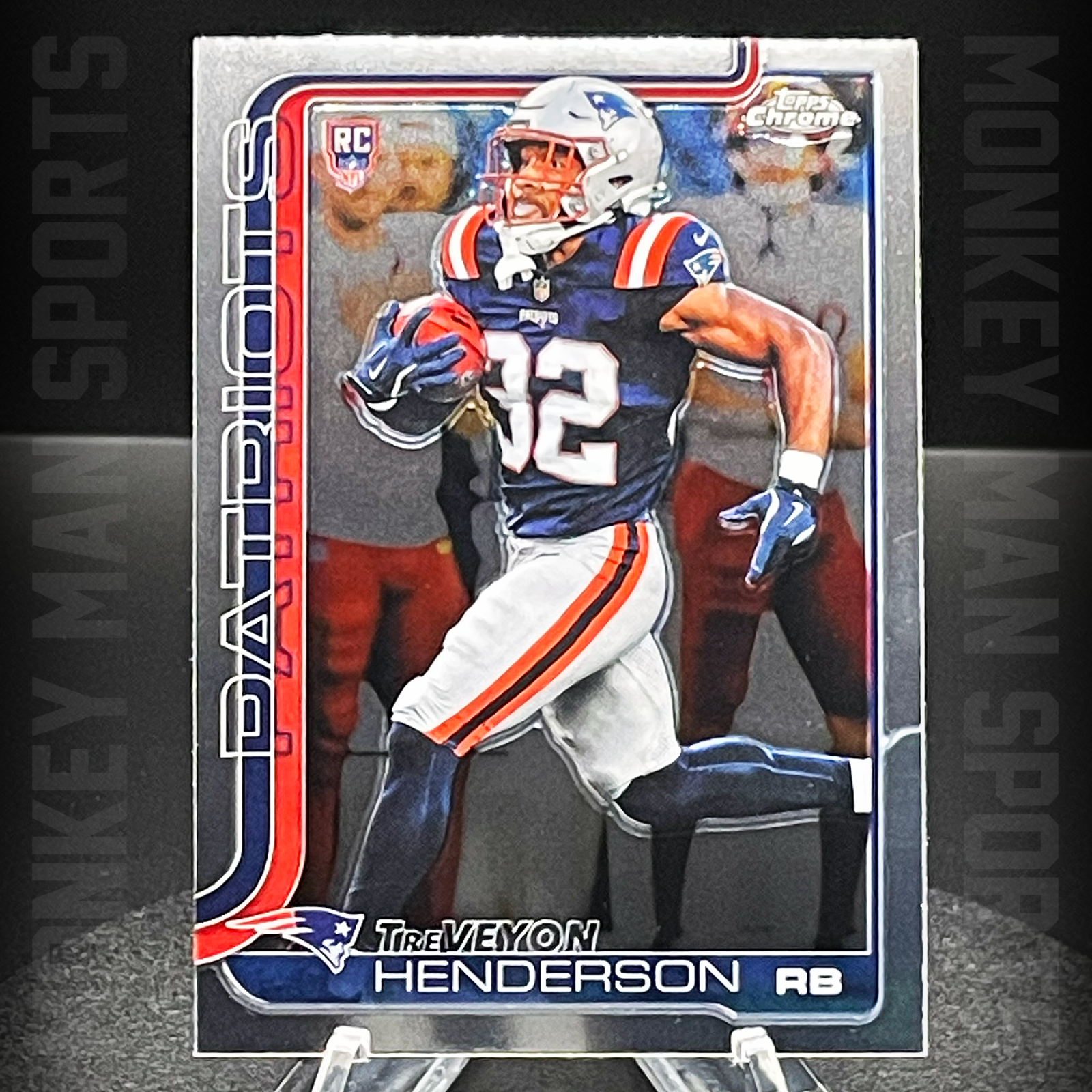 2025 Chrome - TreVeyon Henderson Rookie RC - #328 PATRIOTS MINT