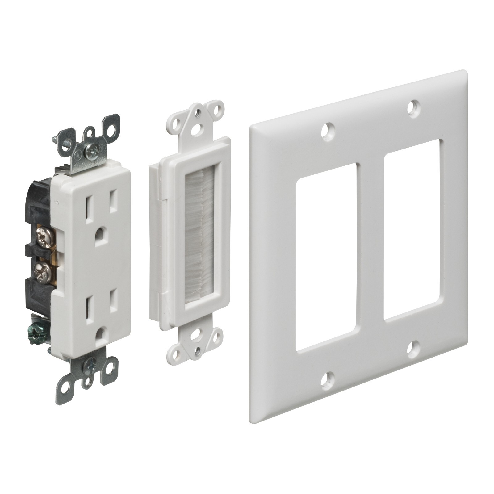 Drywall CycevSun 6 Pack Electrical Outlet Box Old Work 1 Gang, Plastic ...
