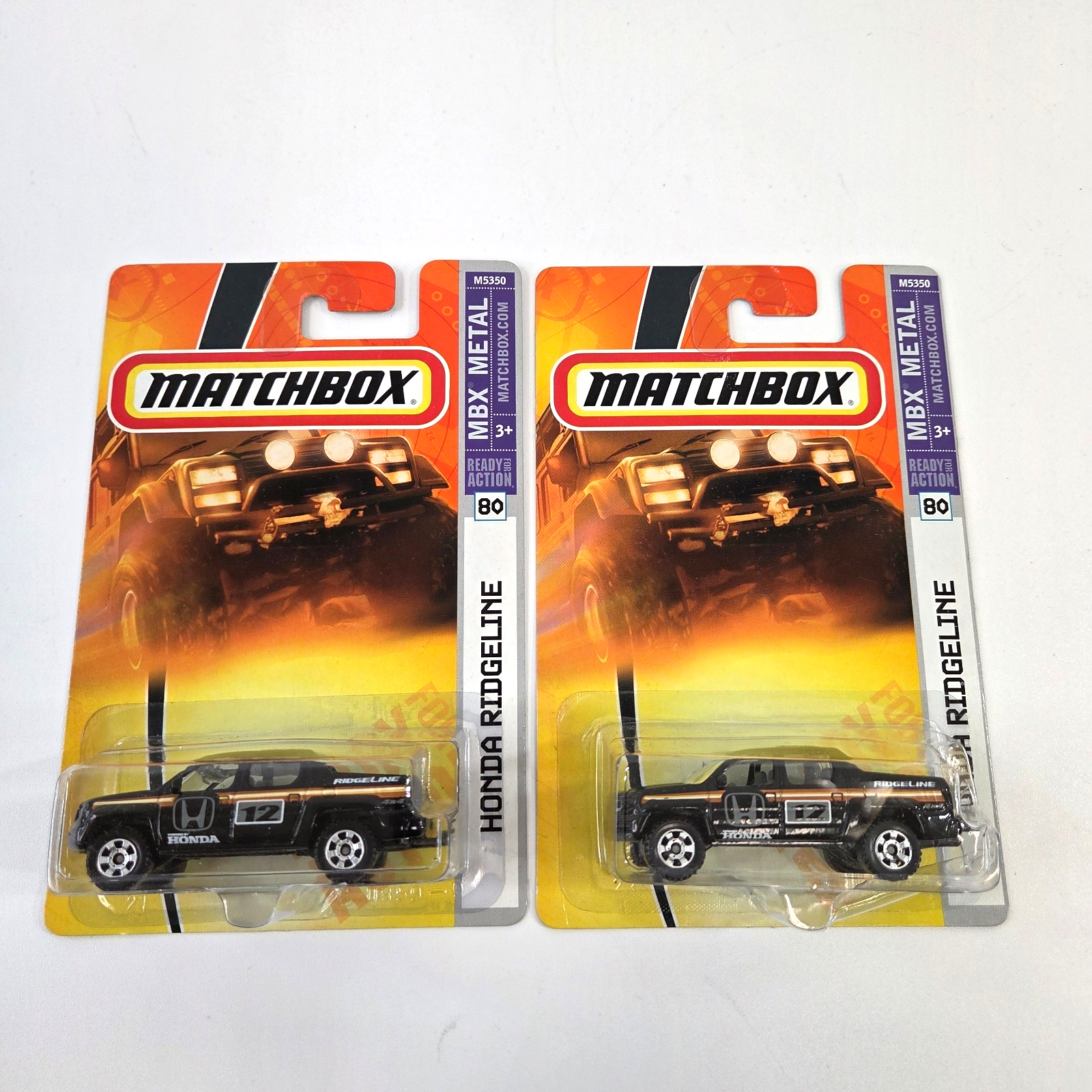 Matchbox Honda Ridgeline MBX Metal M5350 Diecast Car Lot of 2 New Black #12 2007