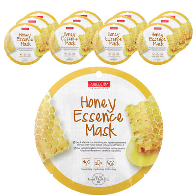 Essence Beauty Mask, Honey, 12 Sheets, 0.63 oz (18 g) Each