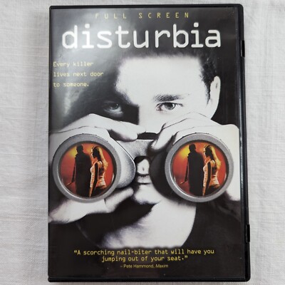 Disturbia DVD Movie Full Screen 2007 Shia LaBeouf David Morse
