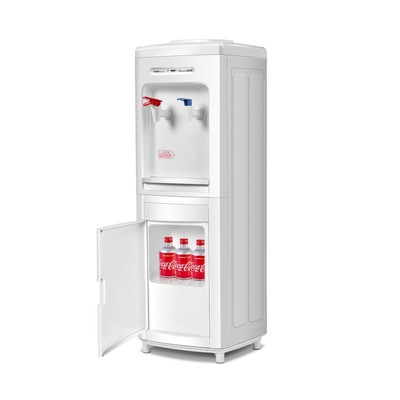 Gymax 5 Gallon Top Loading Hot & Cold Water Dispenser Cooler w/ Storage Cabinet