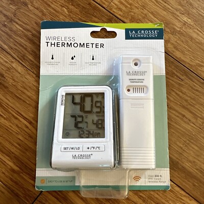 La Crosse Technology 308-1409WT-CBP Wireless Temperature and Humidity Station