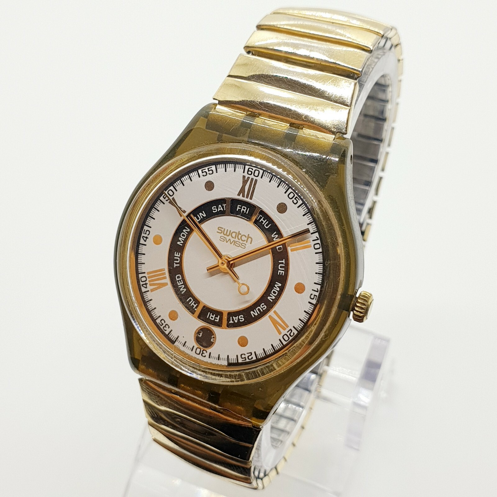 1994 Day Date Swiss Made Swatch Watch for Men and Women 1994 Day Date Swiss Made Swatch Watch for Men and Women