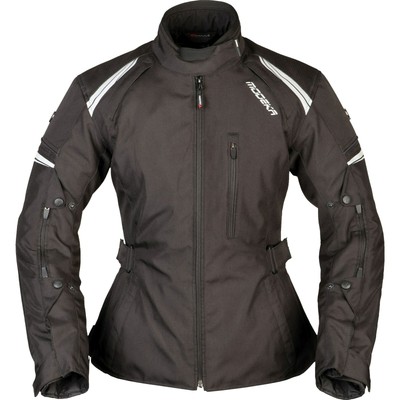 Modeka Violetta Lady Gr. 40 Damen Motorrad Jacke wasserdicht schwarz-schwarz