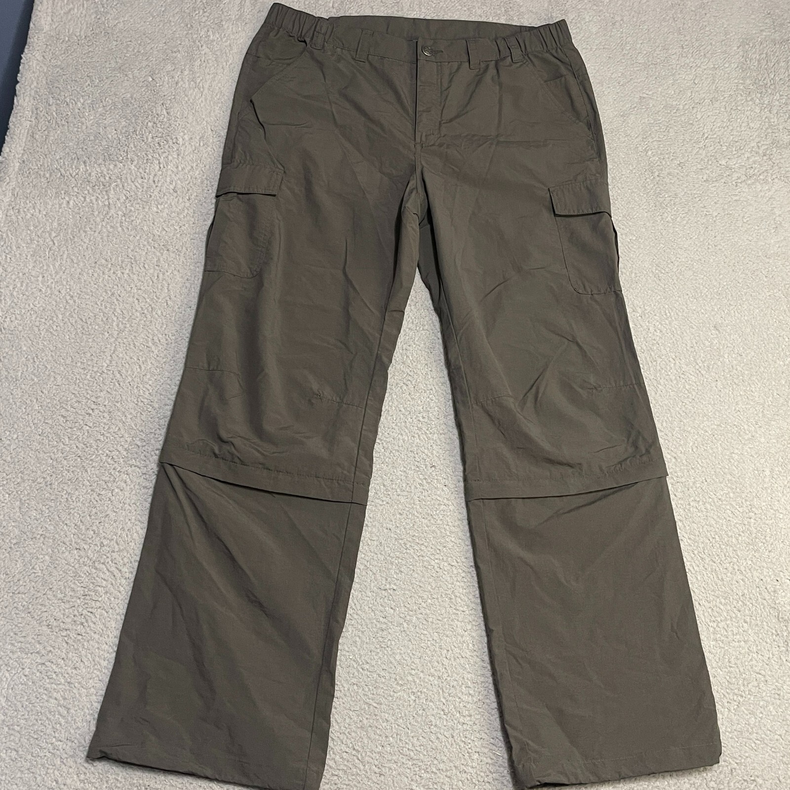 Crane Convertible Pants Mens Large 36x32 Elastic Waist Crane Convertible Pants Mens Large 36x32 Elastic Waist