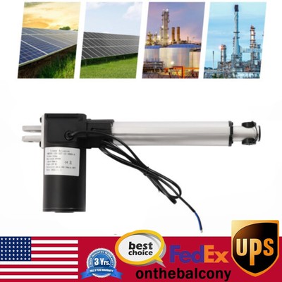 DC 12V Linear Actuator 600lb Heavy Duty 152mm Electric DC Motor 3000N Lift NEW