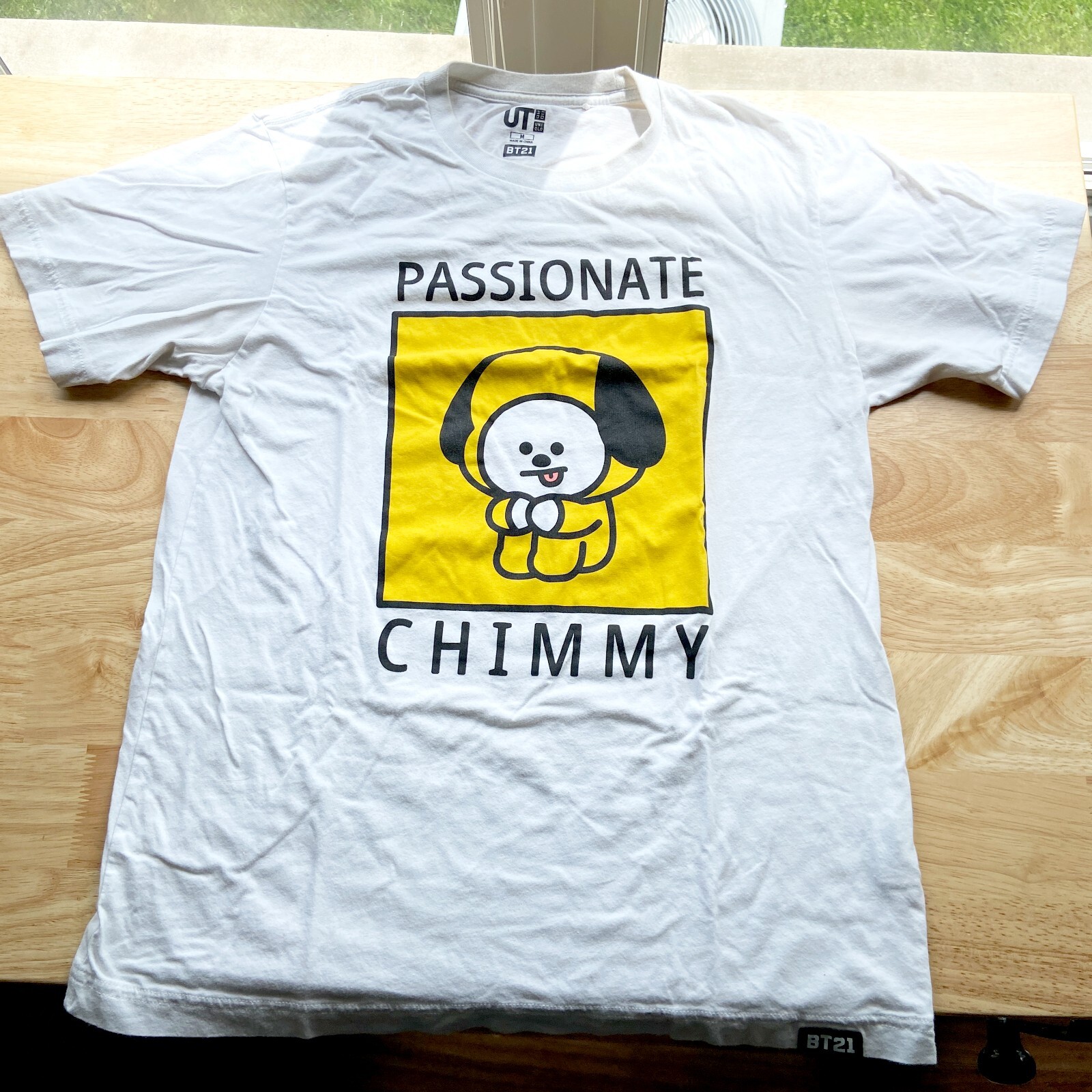 Uniqlo x BT21 Passionate Chimmy BTS Size Medium M T-Shirt