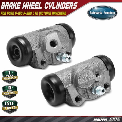 2xRear Side Drum Brake Wheel Cylinder for Ford F-150 F-250 LTD Victoria Ranchero