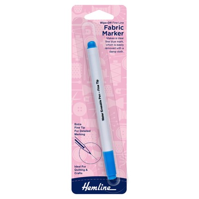 Hemline Fine Line Wipe Off Fabric Marker