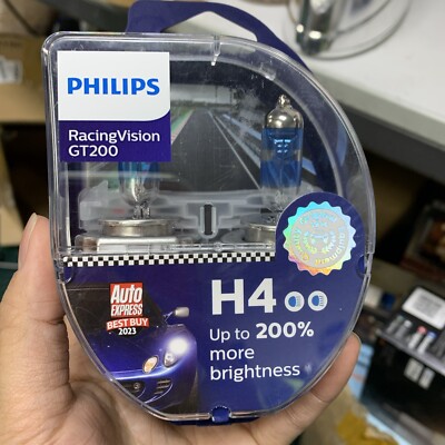 Philips RacingVision GT200 Racing Vision GT 200 Car Headlight Bulbs H4 (Twin)