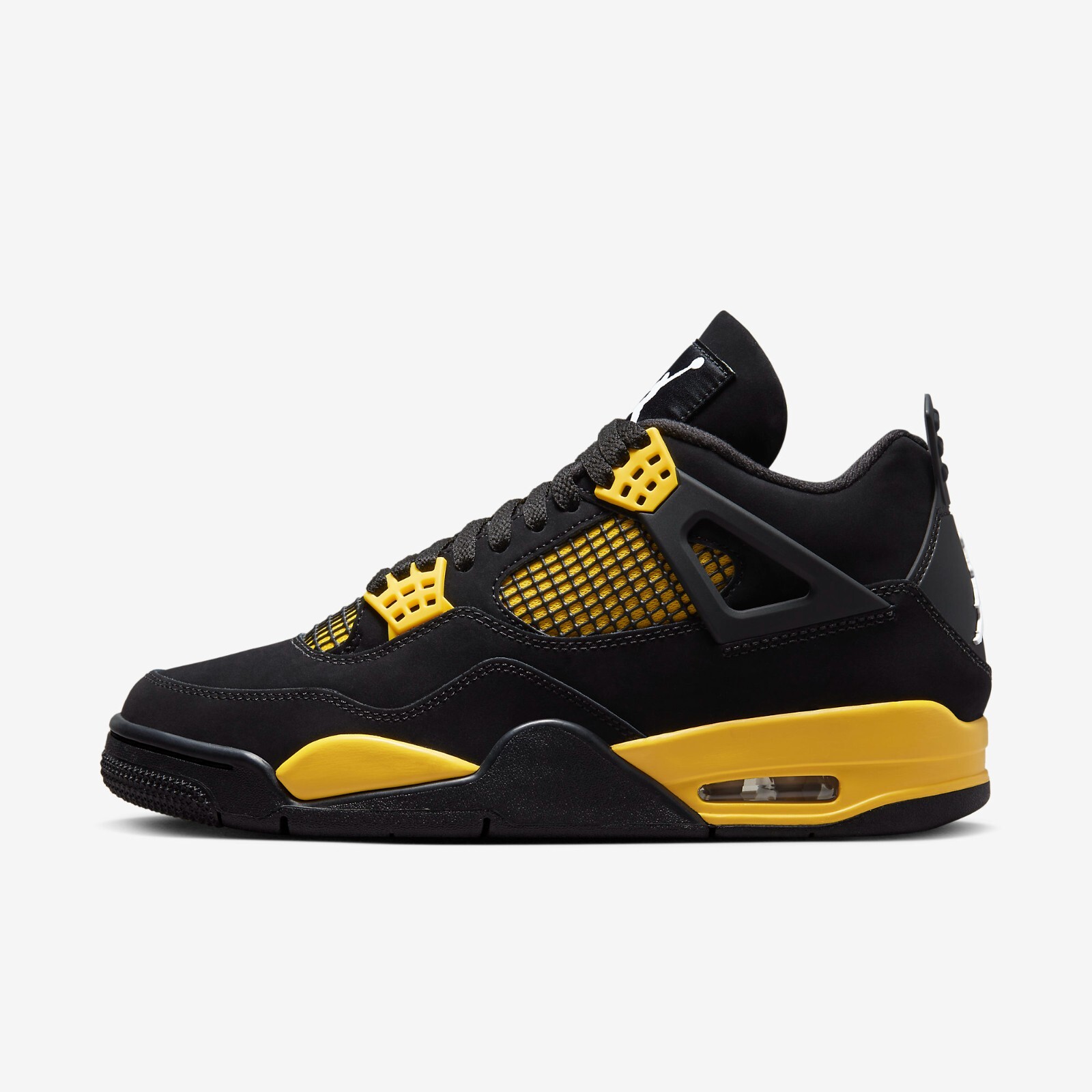 

Кроссовки Jordan 4 Retro Thunder 2023 DH6927-017, Black/tour yellow, Jordan 4 Retro Thunder 2023