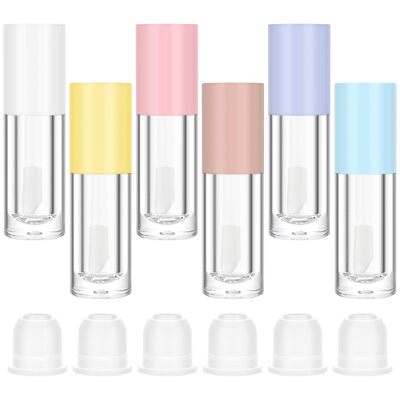 6pcs Empty Lip Gloss TubesLip Gloss Tubes6 ml Clear Lip Gloss Containers with...