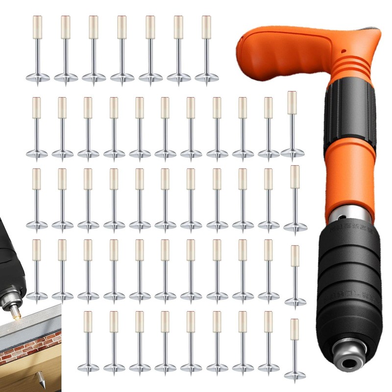 Ceiling Nailer Portable Nail Gun Rivet Concrete Wall Anchor WireSlotting Machine