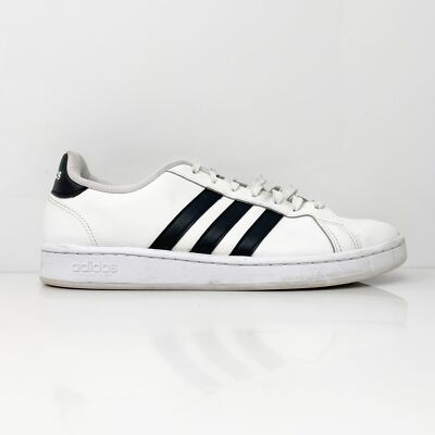 

Adidas Mens Grand Court F36392 Белая повседневная обувь Кроссовки Размер 10,5, Белый, Grand Court