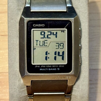 Casio I-RANGE IRW-M200 Tough Solar Atomic Multiband 5 Mens Digital Watch WV-M400