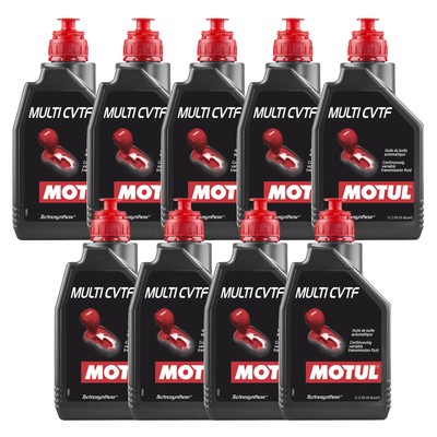 Motul 105785 MULTI CVTF 9L Automatic Technosynthese Transmission Fluid (9 x 1L)