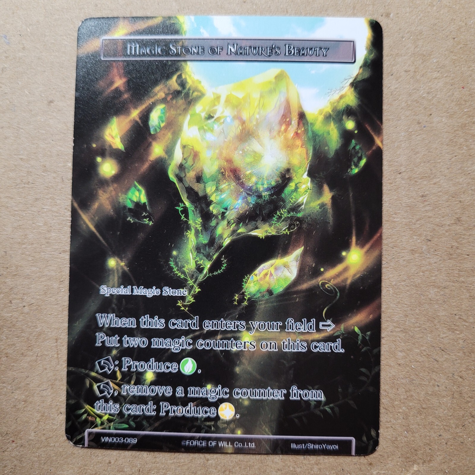 Force of Will ③ Force Of Will - Magic Stone Of Nature's Beauty VIN003-089