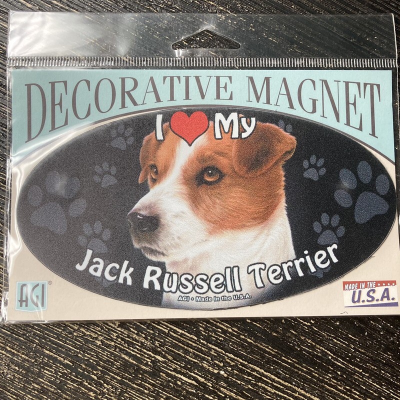 Decorative Magnet I My Love Jack Russel  For ￼
