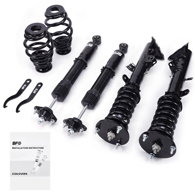 Adjustable Coilover Shock Struts Spring Lowering Kit For BMW E36 3 Series RWD