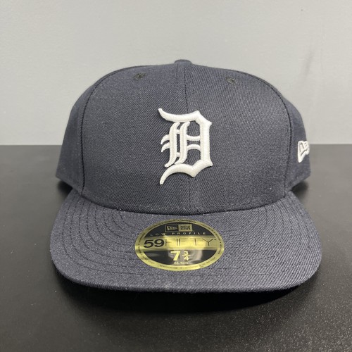 New Era 59Fifty Fitted Hat Size 7 3/4 Embroidered Detroit