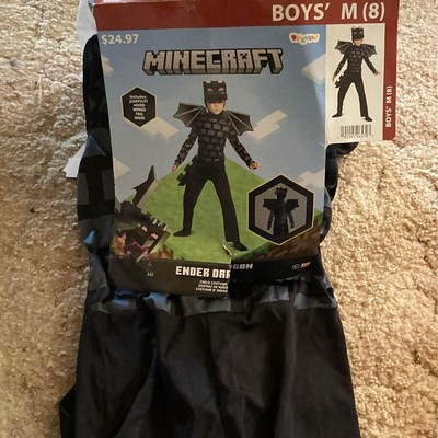 Two Boys Size Medium (8) Minecraft Ender Dragon & Wither Dragon Costume Lot