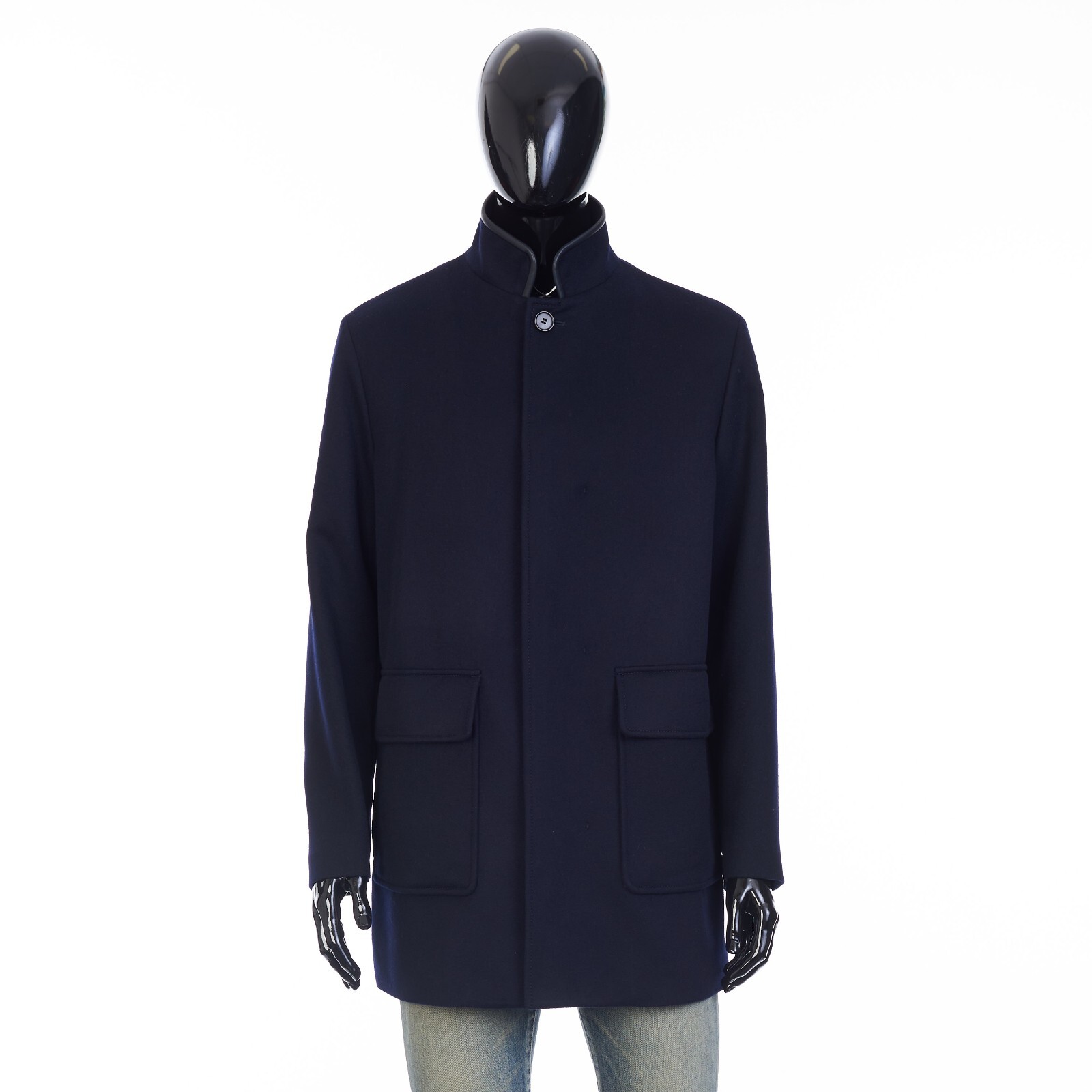 Loro Piana 青色 ブルゾン Loro Piana - Breia Navy Blue Hoodie | Mitchell Stores