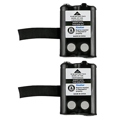 Kastar 2 Battery for Uniden BT1028 58037235E GMR3040-3CK GMR3040-2CK GMR2638-2CK