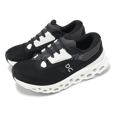 On Running Cloudstratus 3 ON Black Frost Women Marathon Running Shoe 3WD30121197