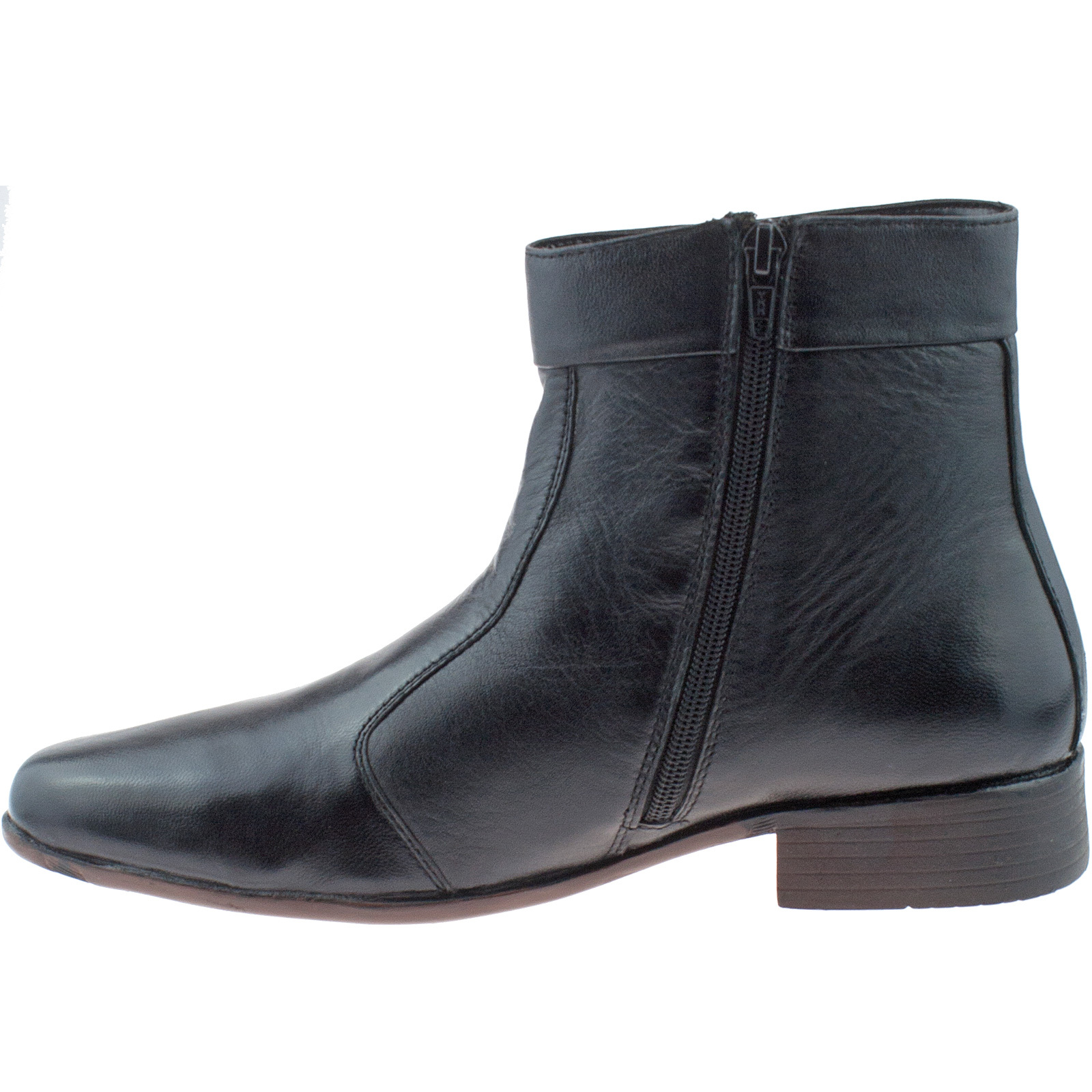 mens zip ankle boots uk