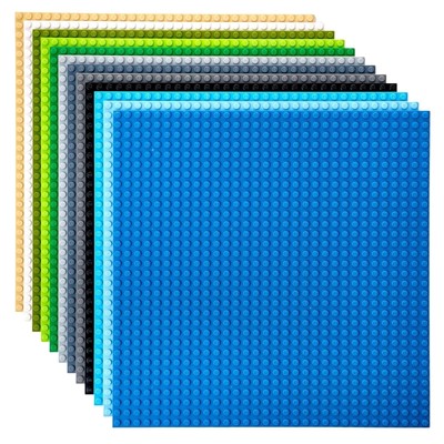 Strictly Briks Large Classic Stackable Baseplates Building Bricks For Towers ...